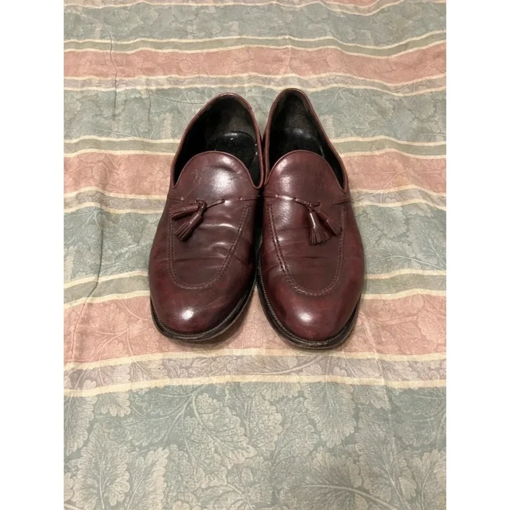 Brooks Brothers 1818 Brown Leather Penny Loafers Shoes 12 Italy Old Money Good